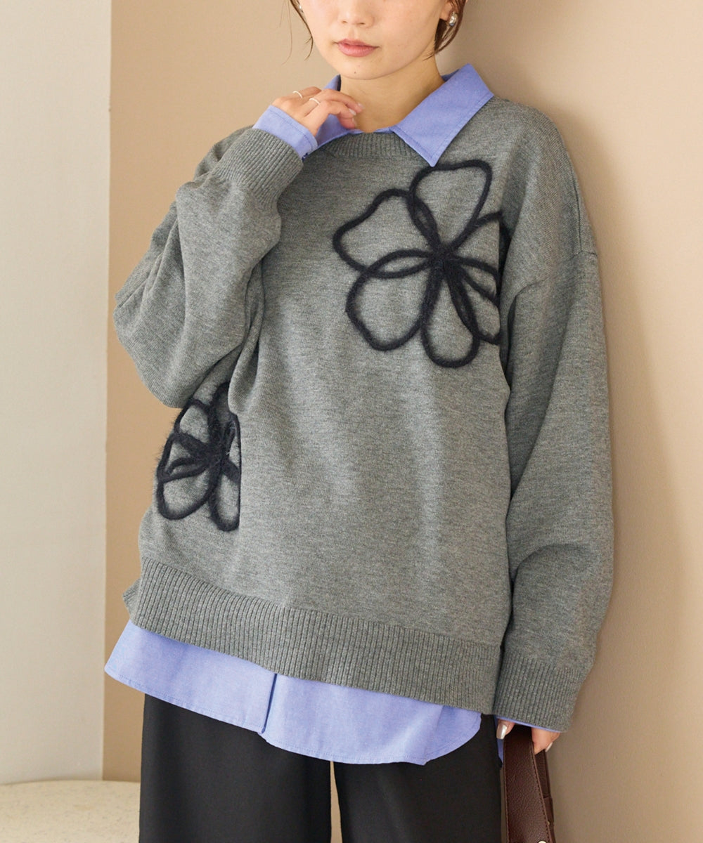 グレー　model:156cm 着用サイズ:F