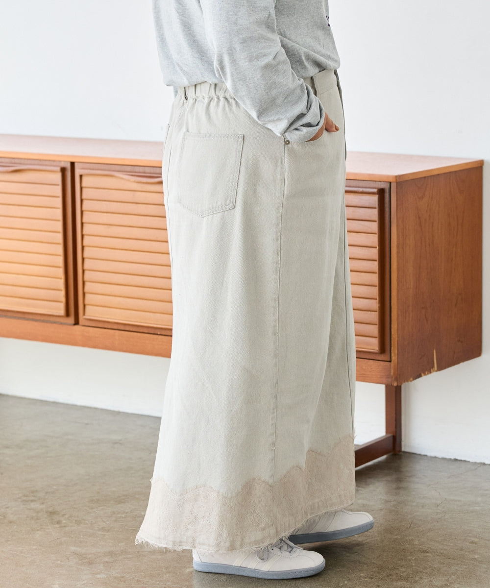 グレージュ　model:161cm 着用サイズ:3L