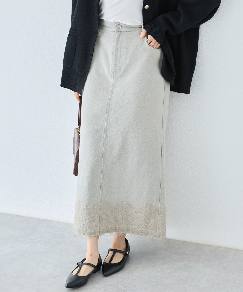 グレージュ　model:162cm 着用サイズ:M