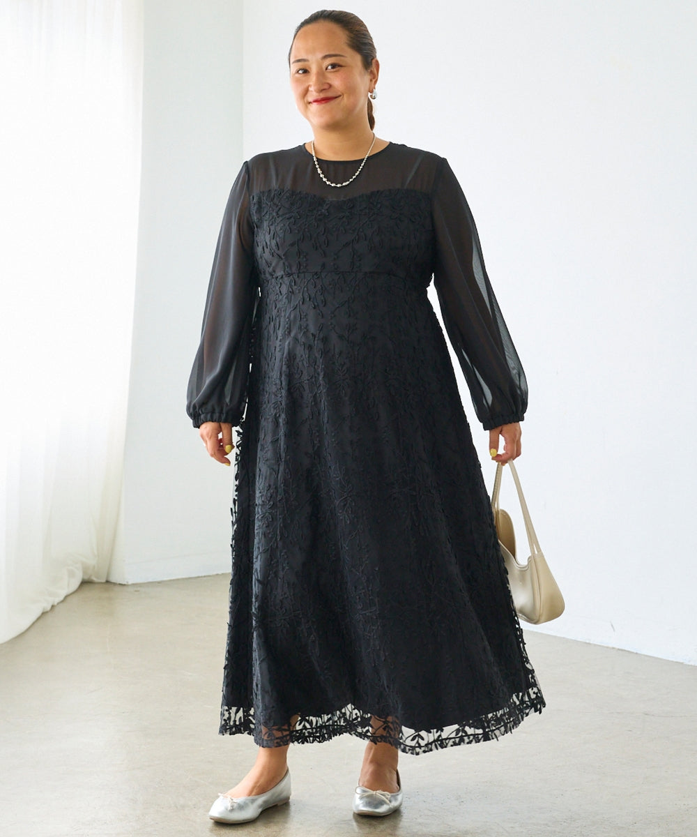 ブラック　model:161cm 着用サイズ:3L