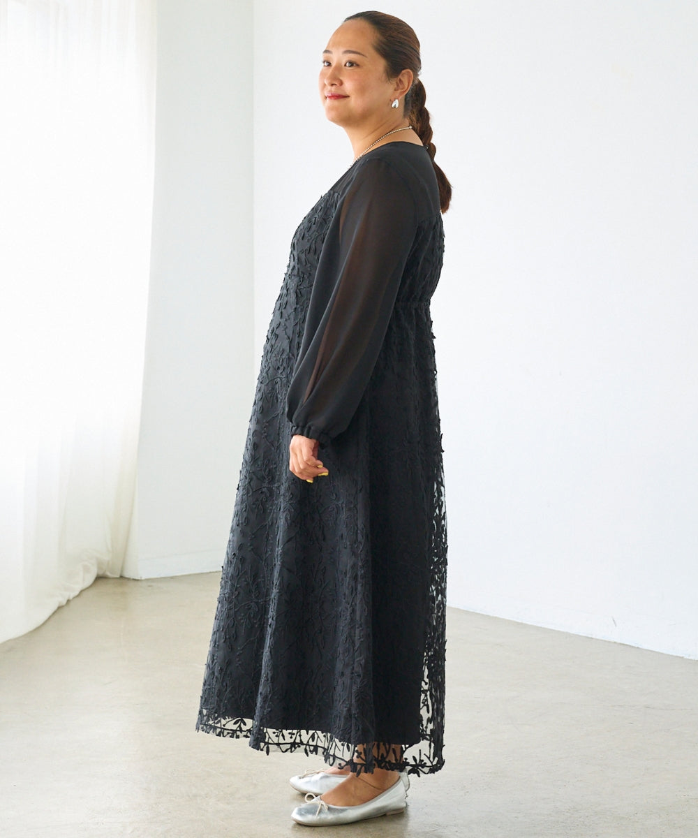 ブラック　model:161cm 着用サイズ:3L