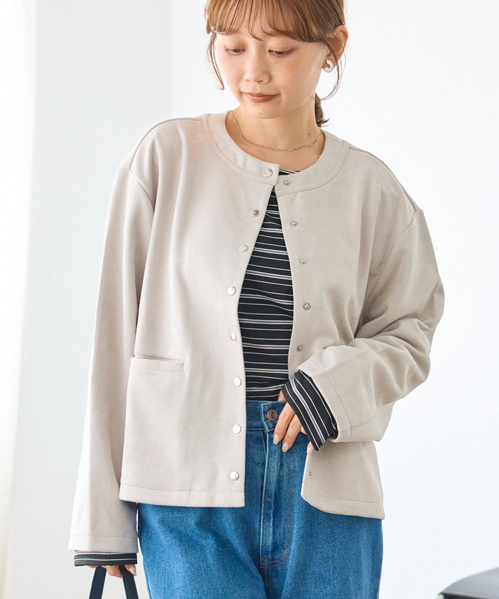 ライトグレー　model:156cm 着用サイズ:M