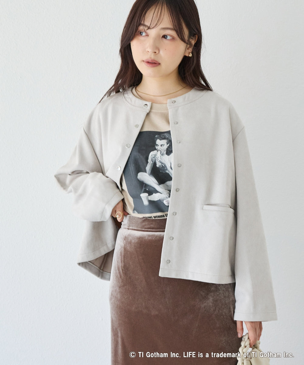 ライトグレー　model:162cm 着用サイズ:M