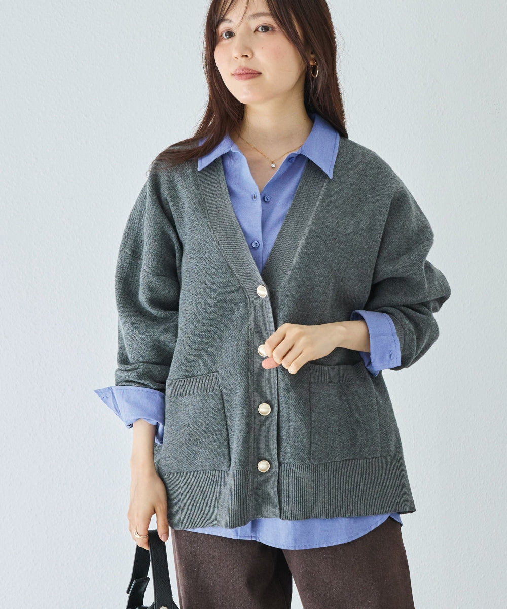 グレー　model:162cm 着用サイズ:F