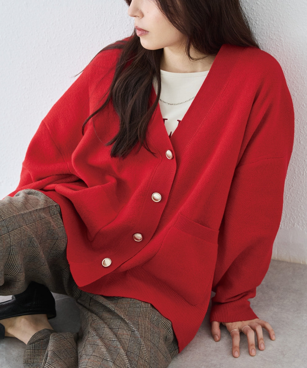 レッド　model:162cm 着用サイズ:F