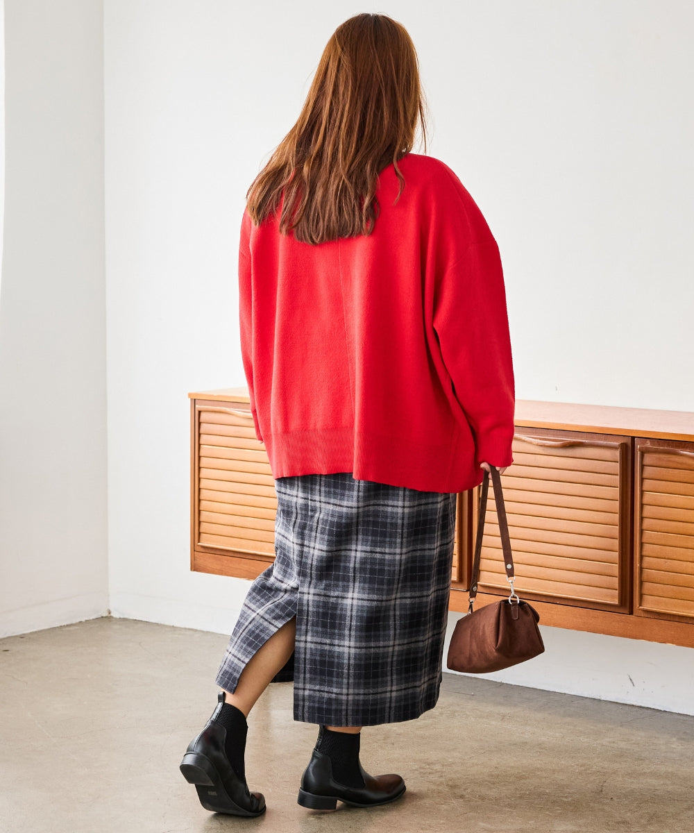 ネイビー　model:161cm 着用サイズ:3L