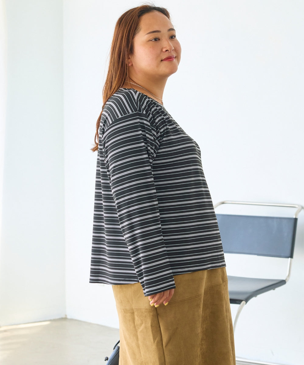 ブラック　model:161cm 着用サイズ:3L