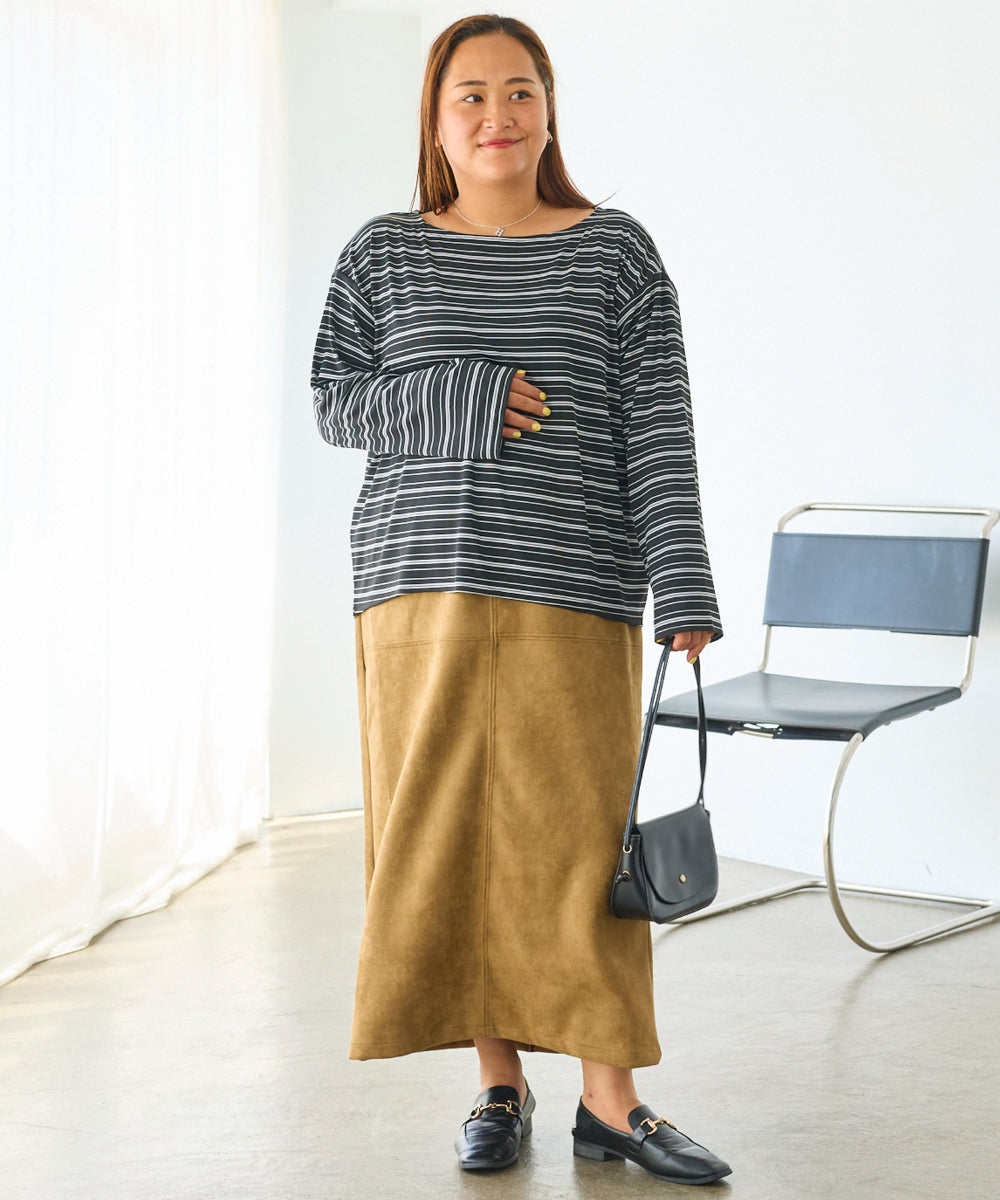 ブラック　model:161cm 着用サイズ:3L