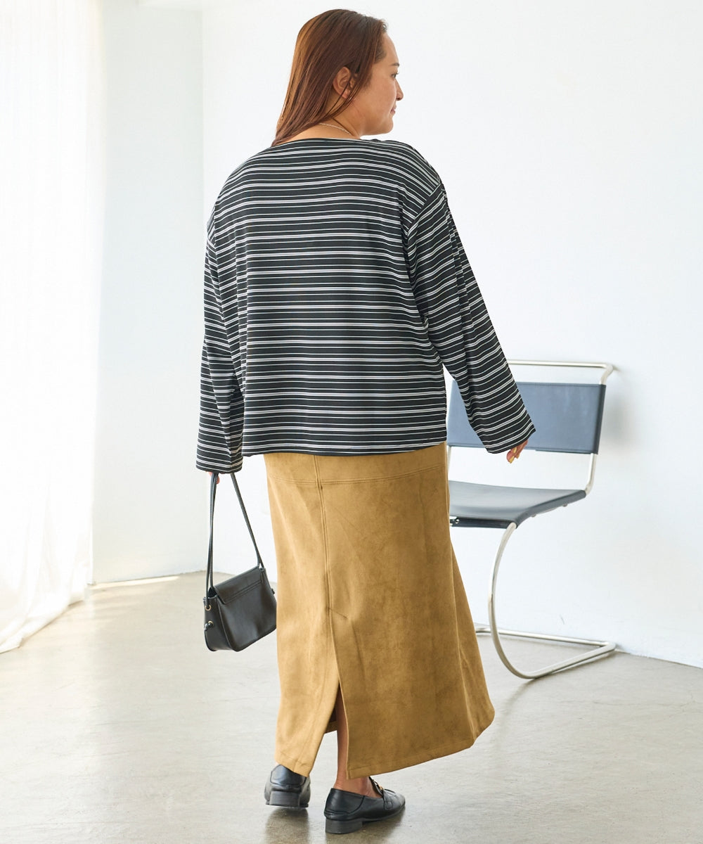 ブラック　model:161cm 着用サイズ:3L