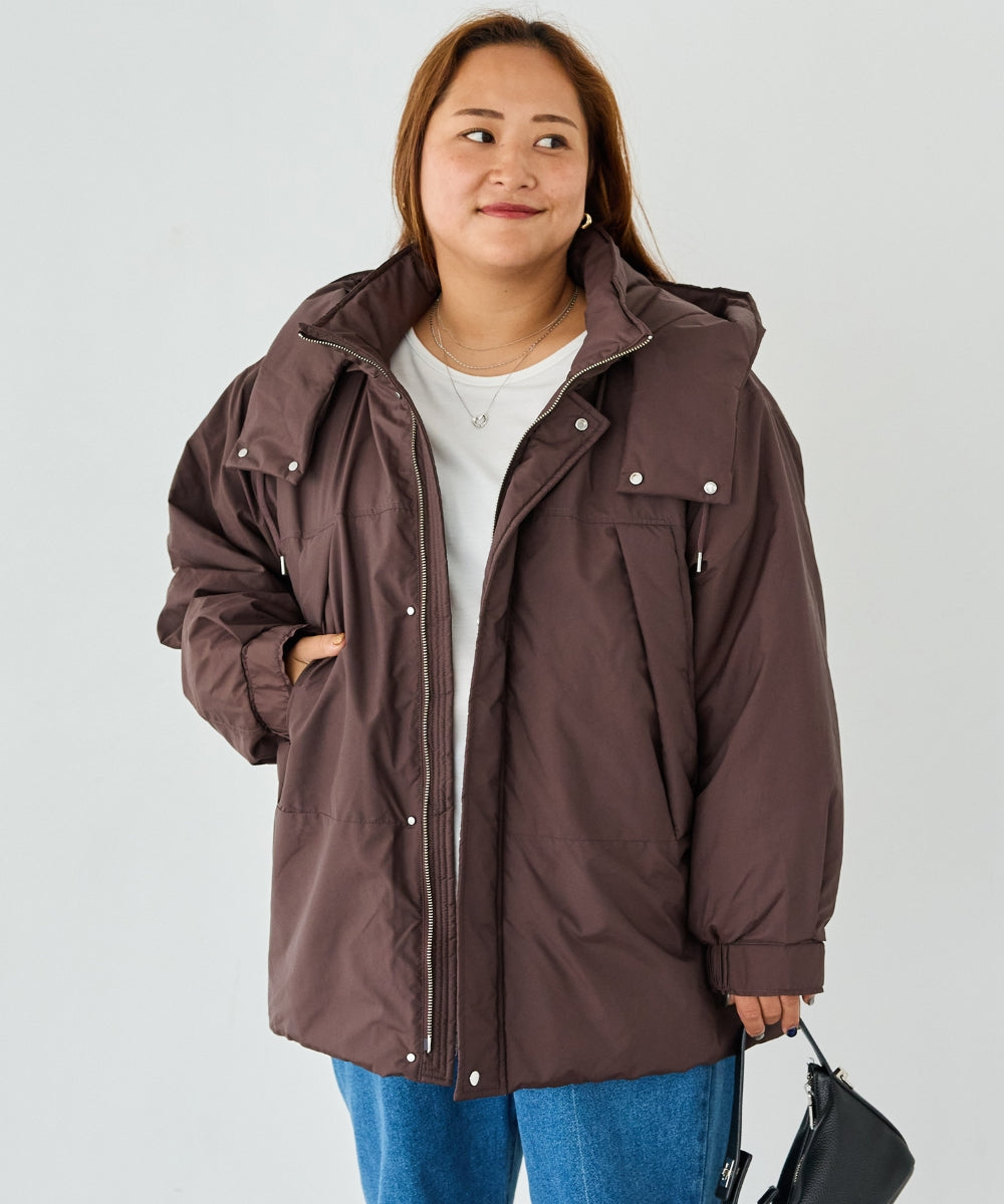 ブラウン　model:161cm 着用サイズ:3L