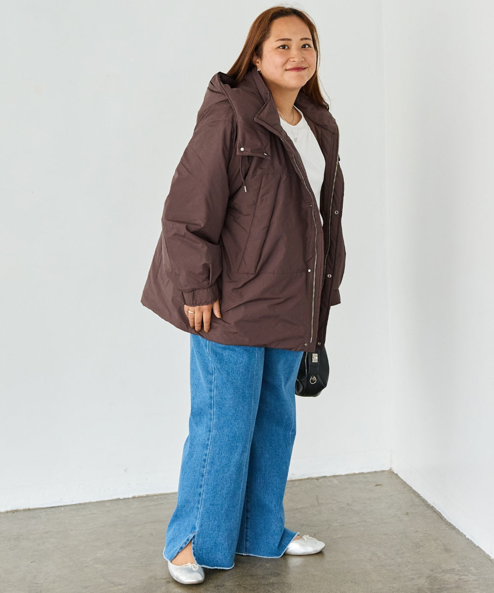 ブラウン　model:161cm 着用サイズ:3L