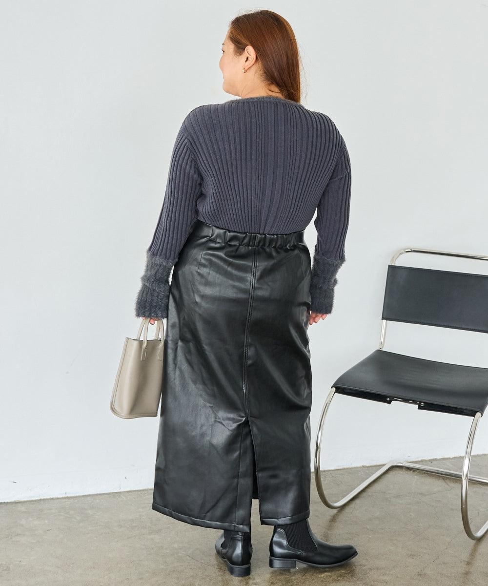 ブラック　model:161cm 着用サイズ:3L