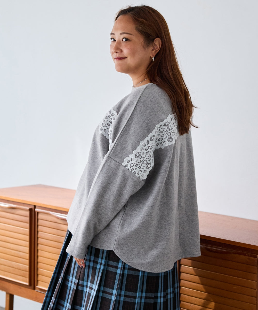 グレー　model:161cm 着用サイズ:3L
