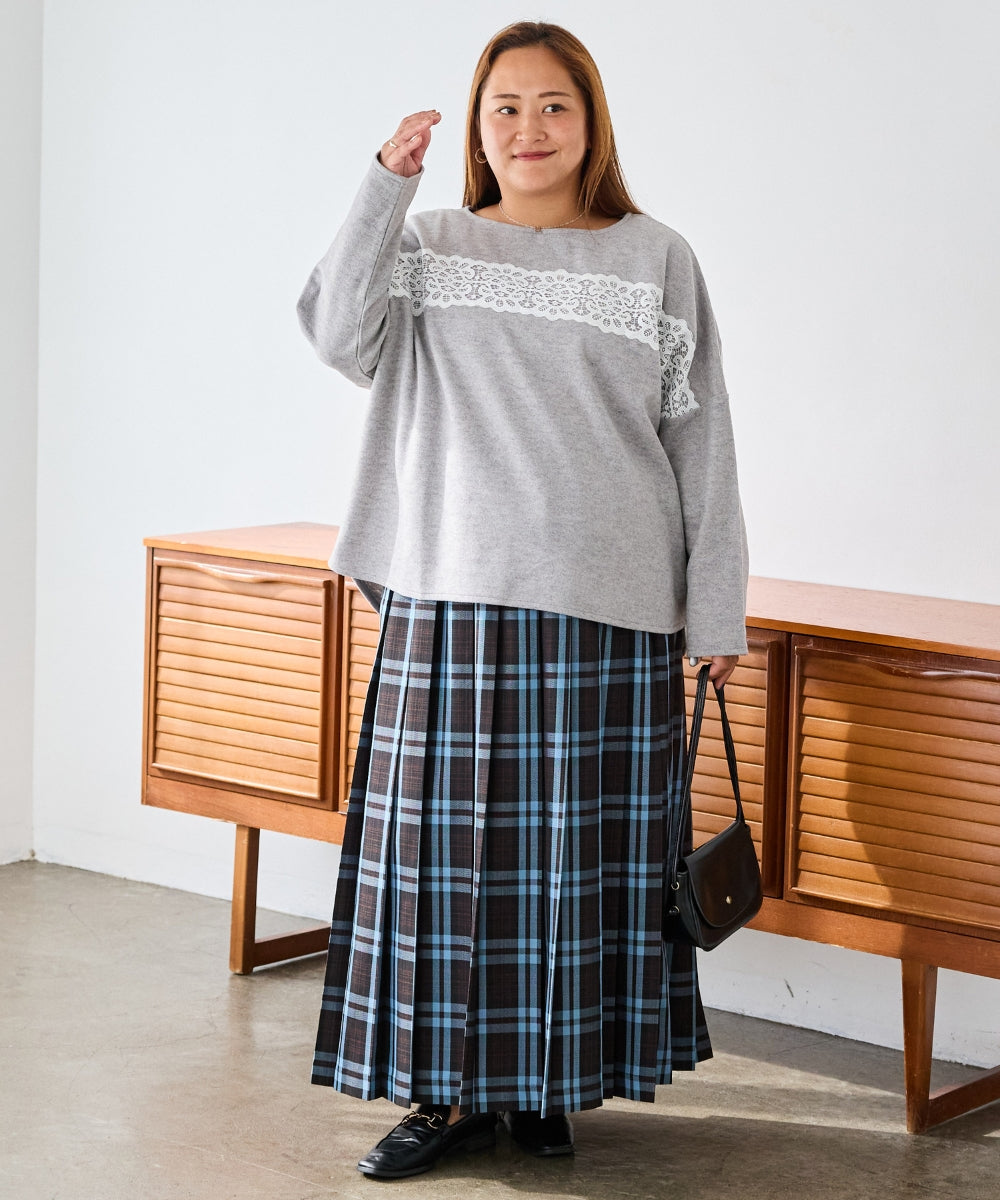 グレー　model:161cm 着用サイズ:3L