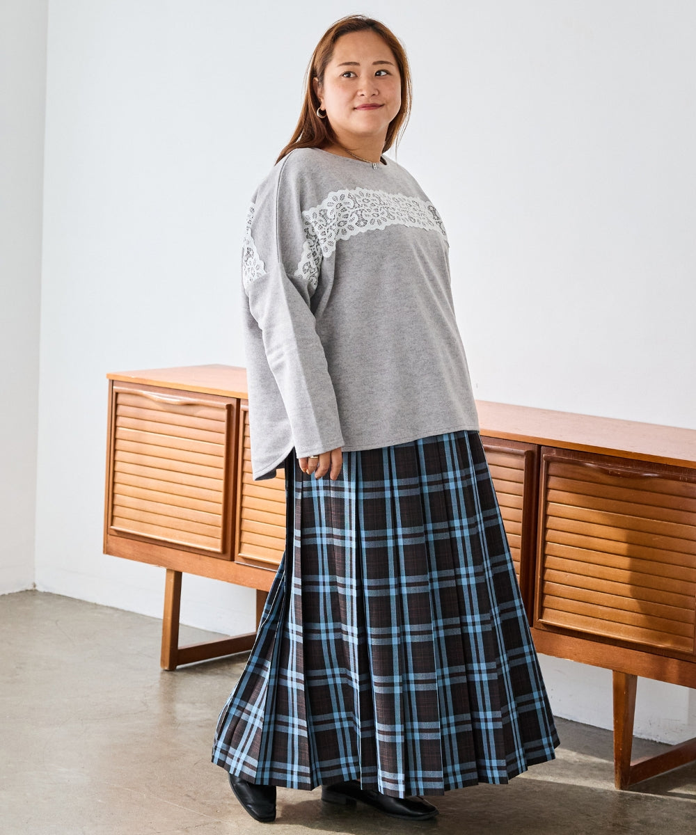グレー　model:161cm 着用サイズ:3L