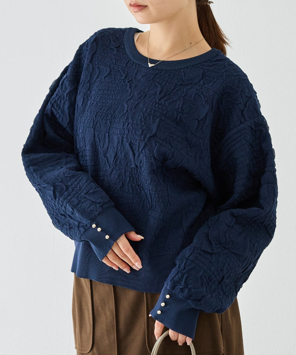 ネイビー　model:156cm 着用サイズ:F