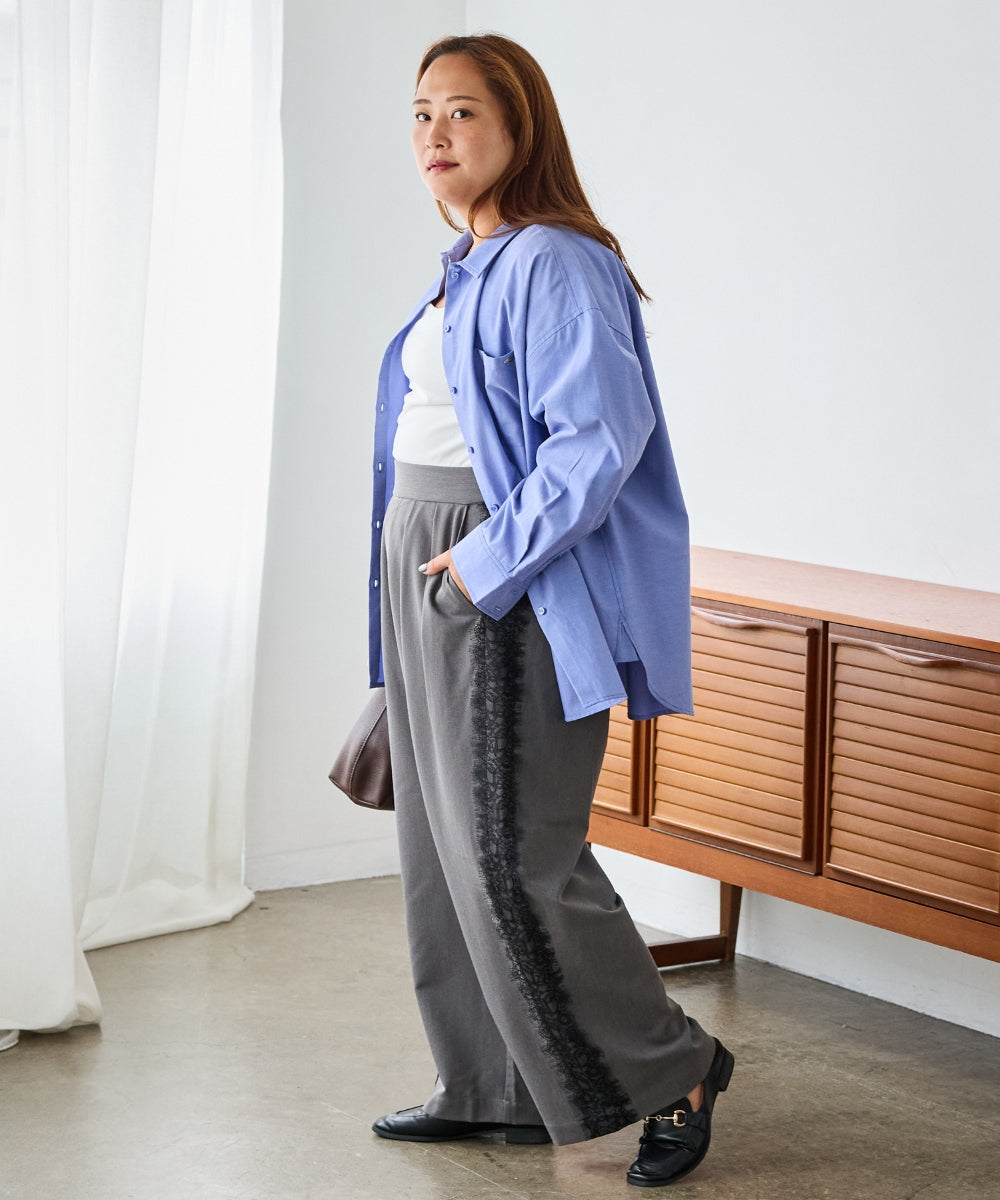 グレー　model:161cm 着用サイズ:3L
