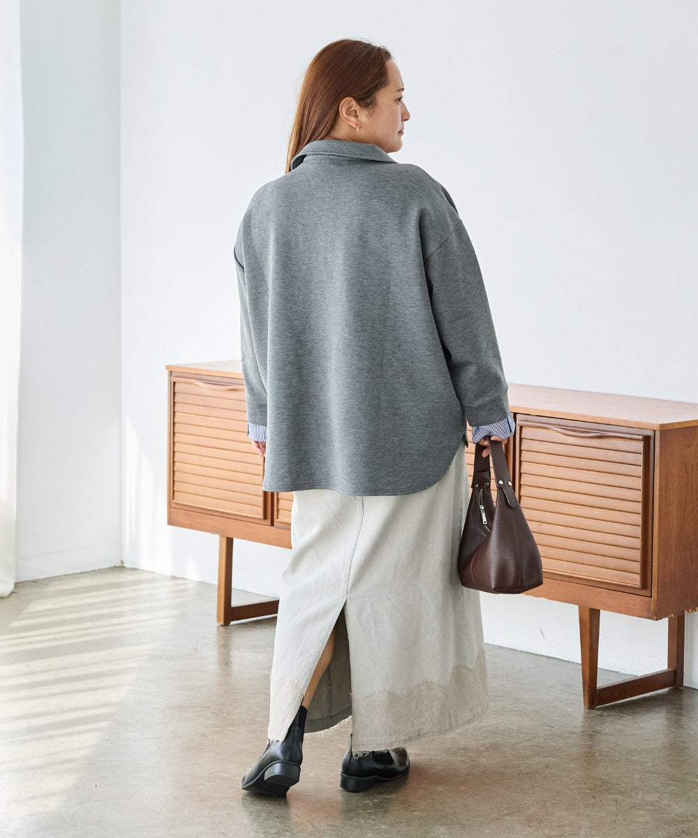 グレー　model:161cm 着用サイズ:3L