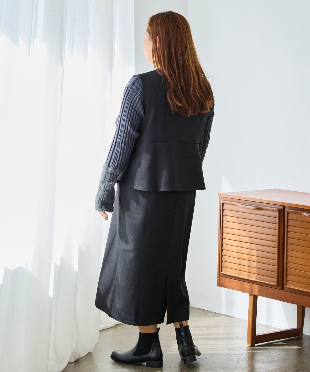 ブラック　model:161cm 着用サイズ:3L