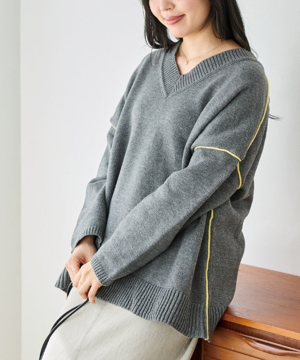チャコールグレー　model:162cm 着用サイズ:F