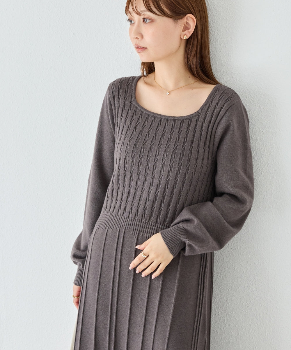 チャコールグレー　model:156cm 着用サイズ:F