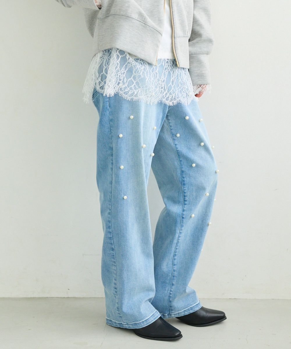 ブルー　model:156cm 着用サイズ:M