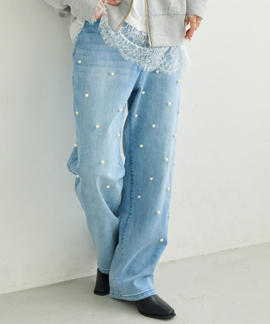 ブルー　model:156cm 着用サイズ:M