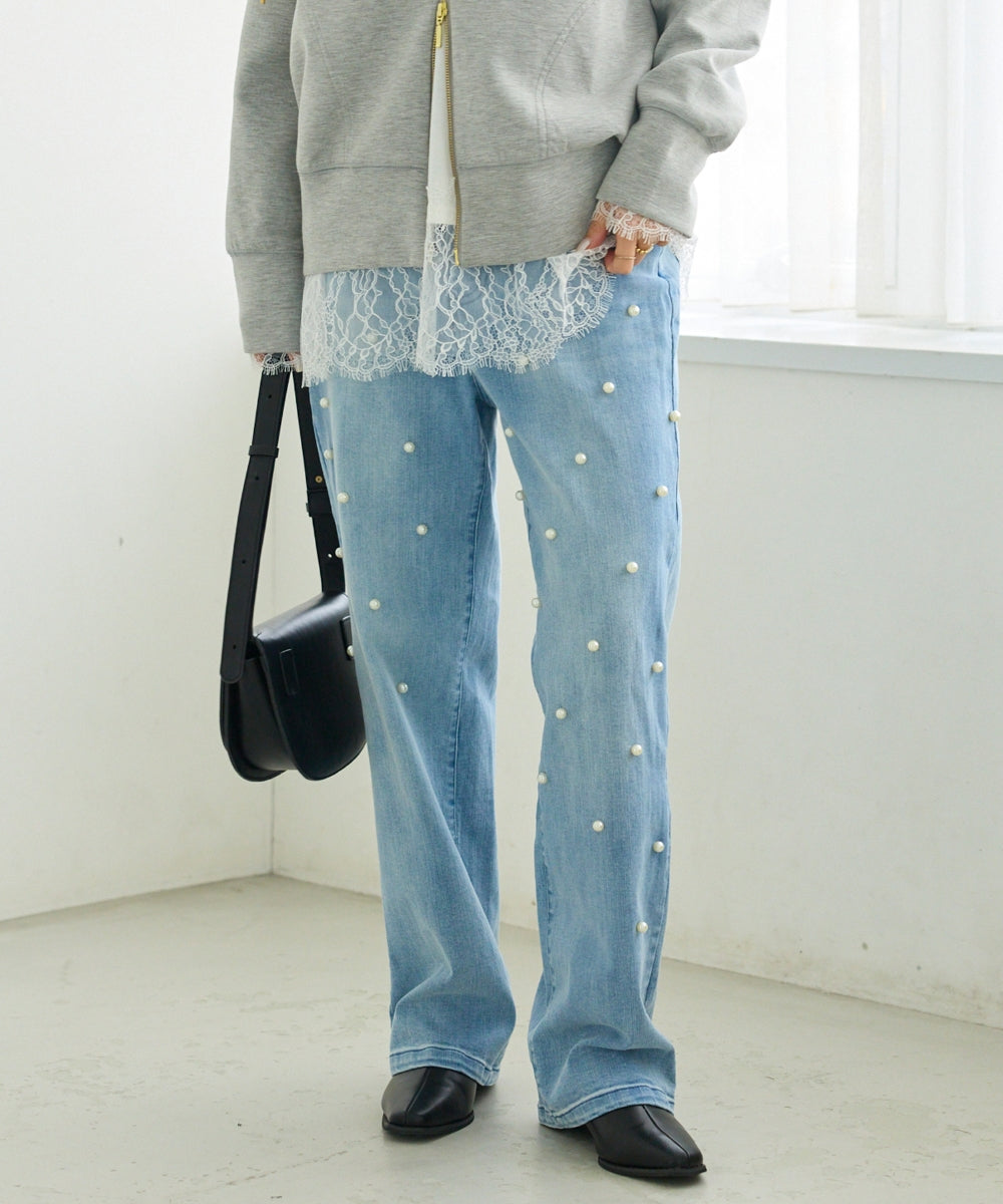 ブルー　model:156cm 着用サイズ:M