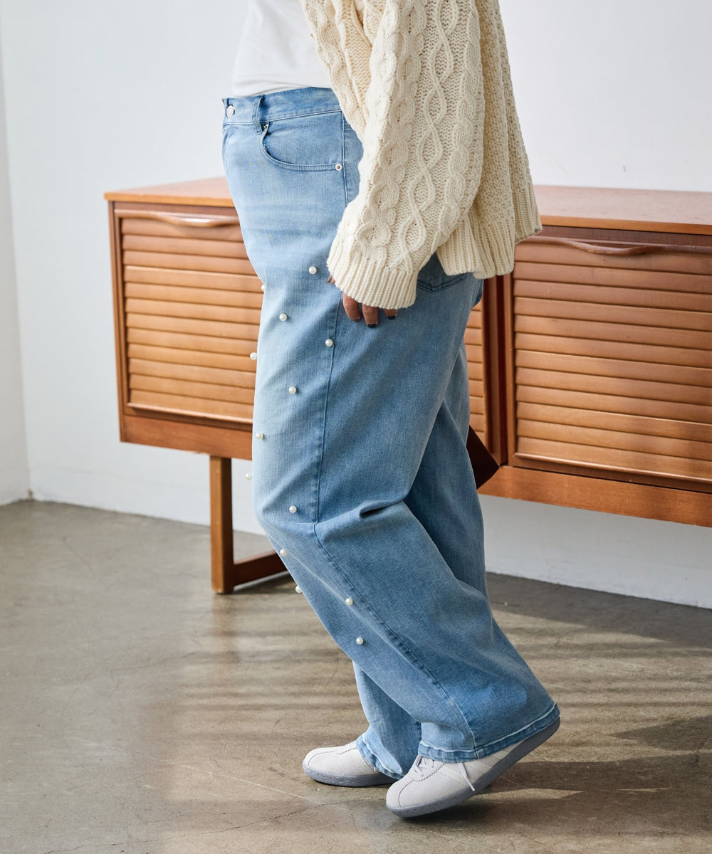 ブルー　model:161cm 着用サイズ:3L