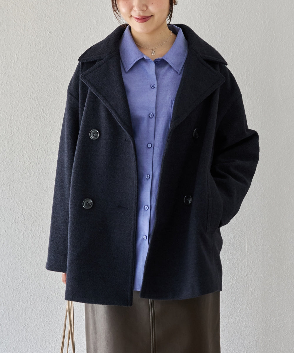 ネイビー　model:162cm 着用サイズ:M